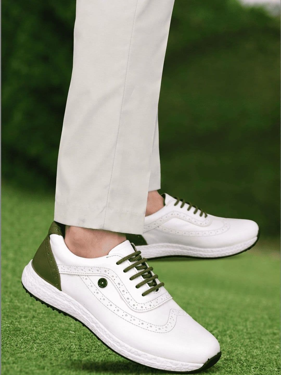 HITCARO Men Leather Golf Shoes thumbnail 5