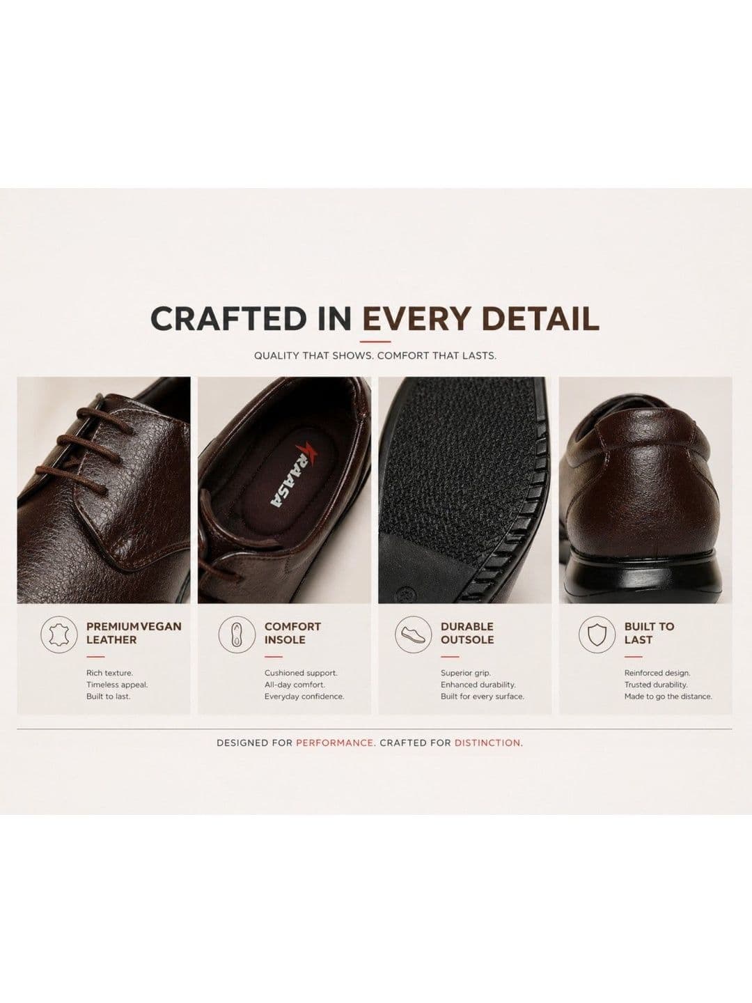 KRAASA Men Formal Derbys thumbnail 5