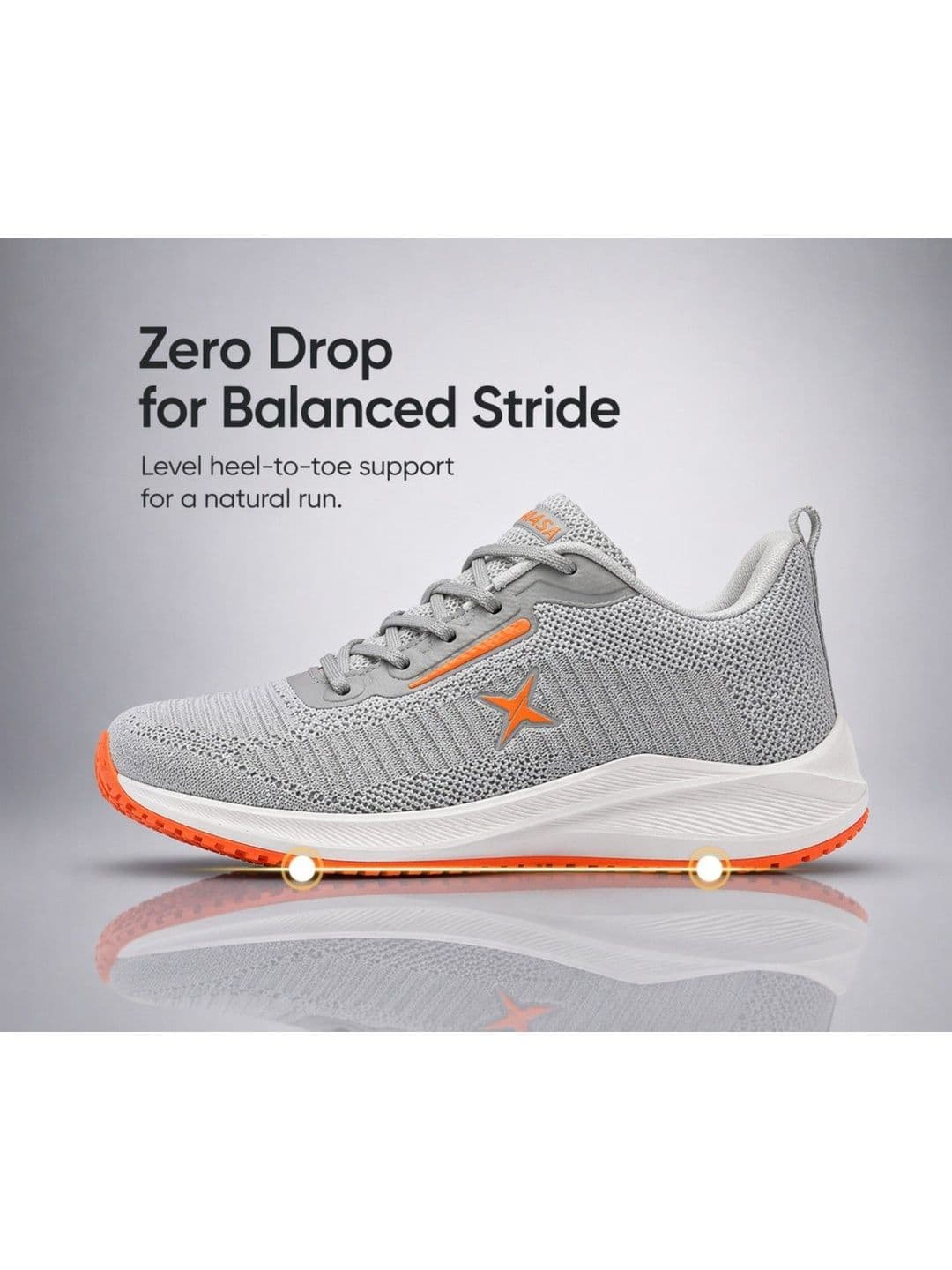KRAASA Men Mesh Running Non-Marking Shoes thumbnail 6