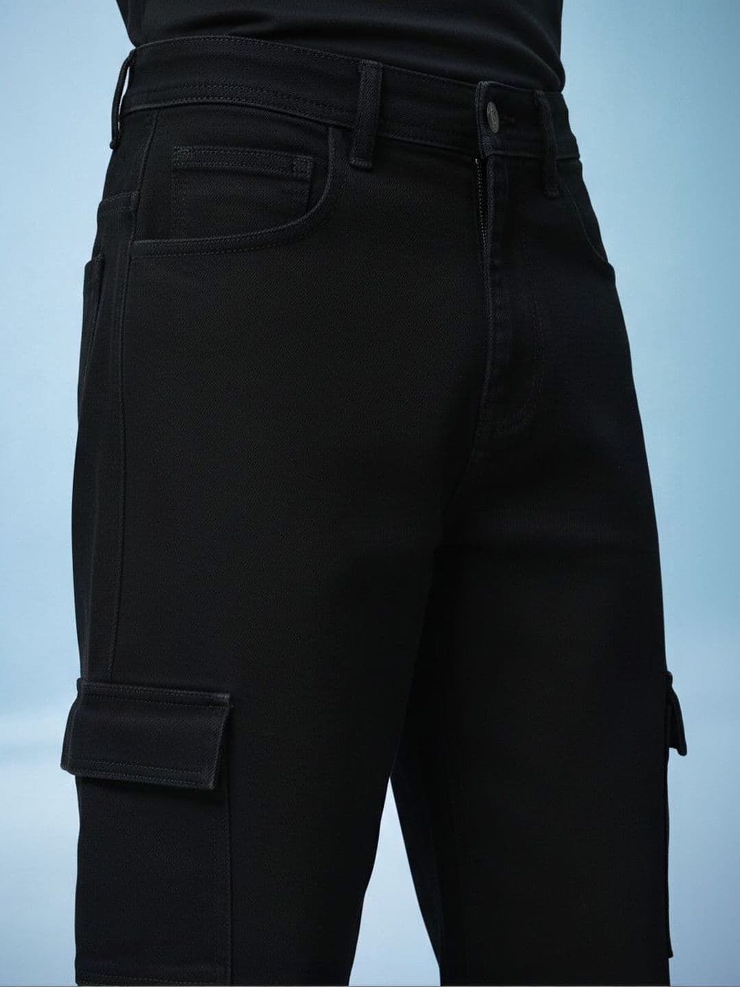 SZN Men Classic Regular Fit Mid-Rise Stretchable Jeans thumbnail 3