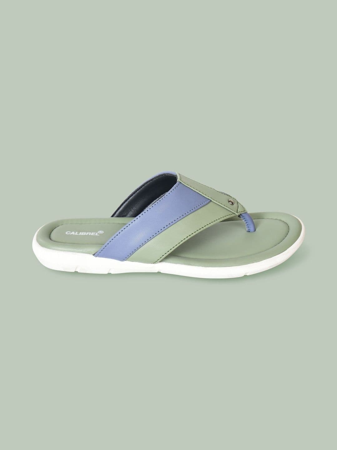 CALIBREL Men Colourblocked Thong Flip-Flops thumbnail 4