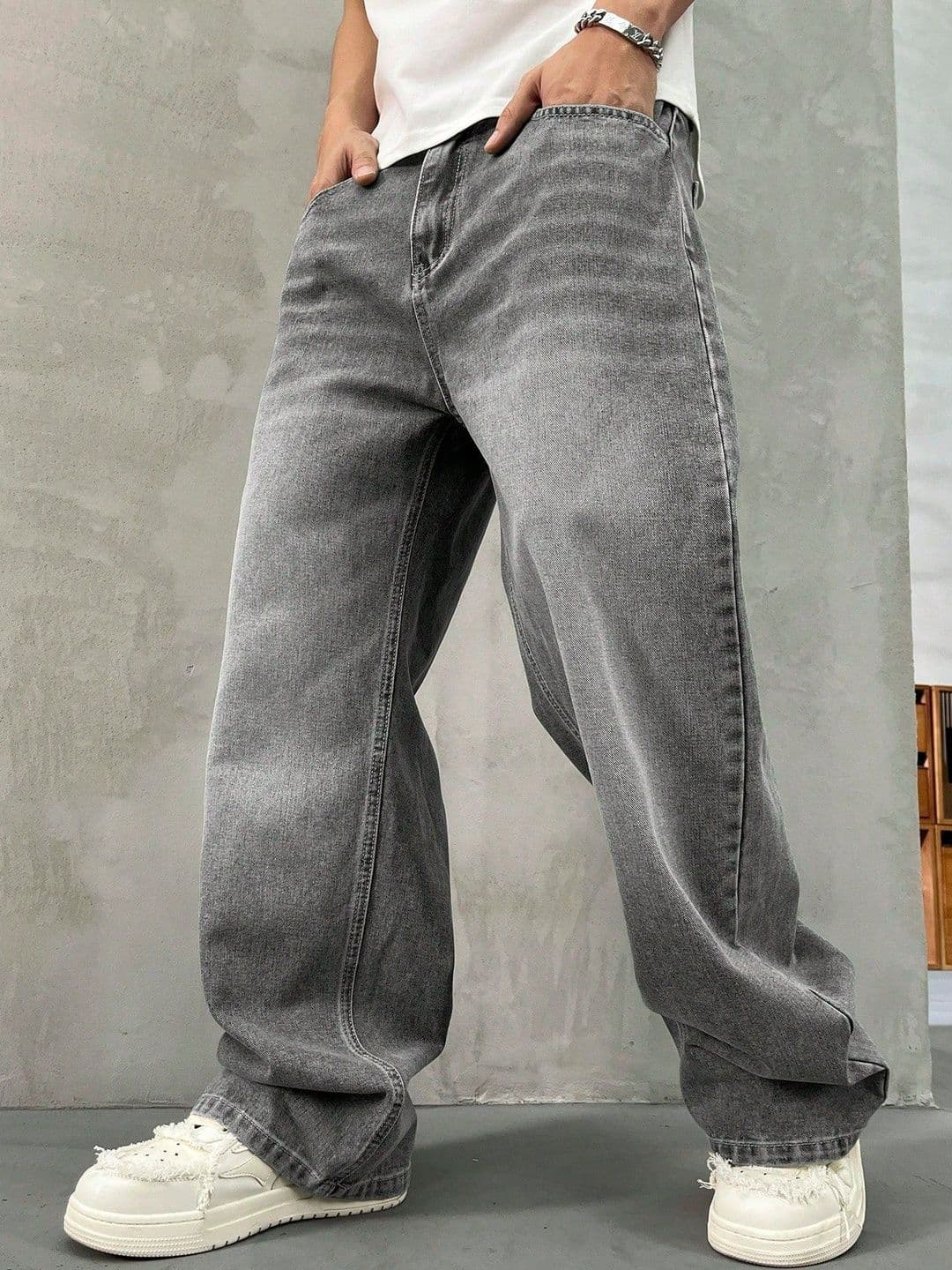 R.Code by The Roadster Life Co. Men Regular Fit High-Rise Light Fade Jeans - view 1