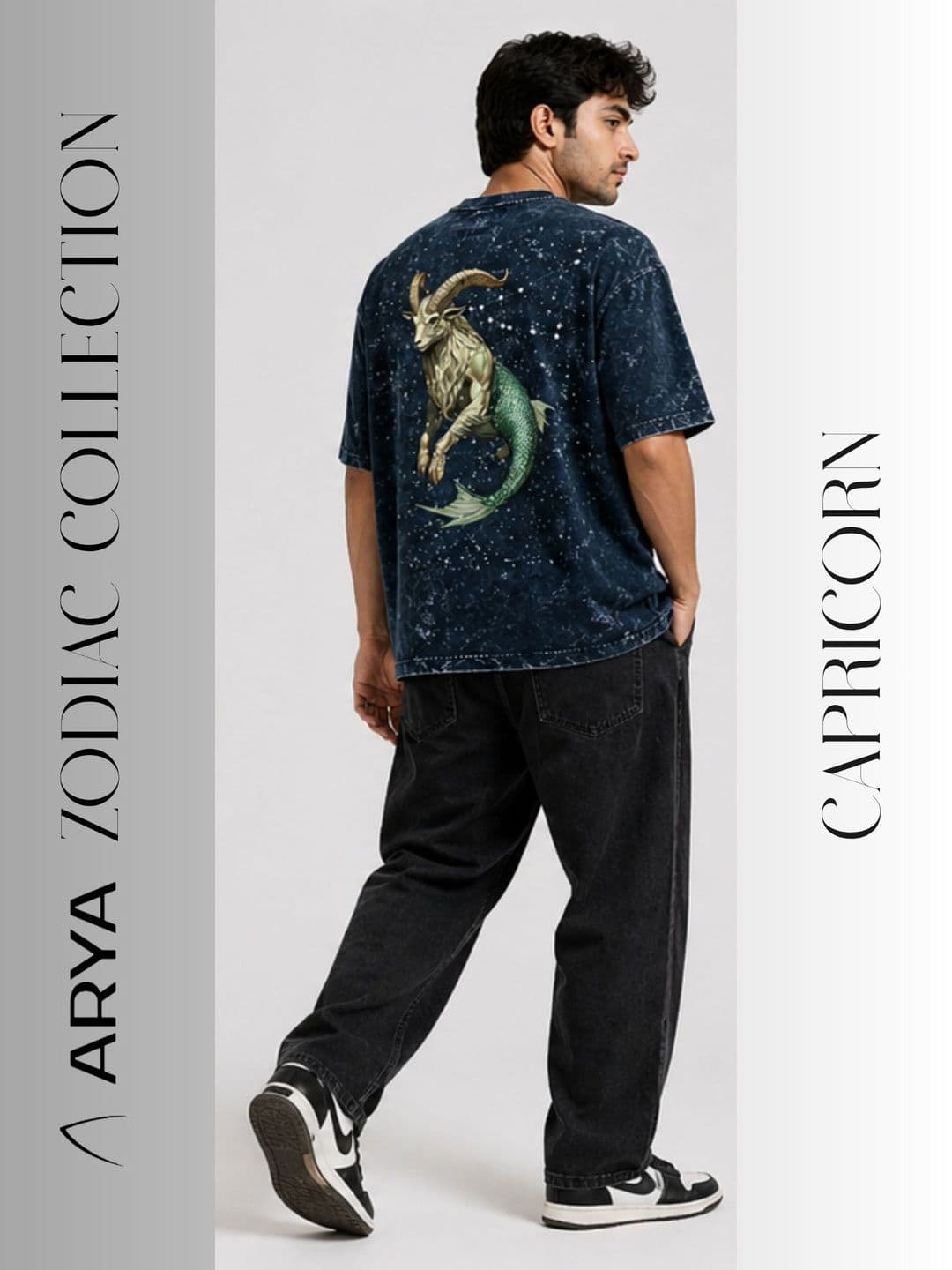 ARYA Men Dyed Pure Cotton T-shirt thumbnail 5
