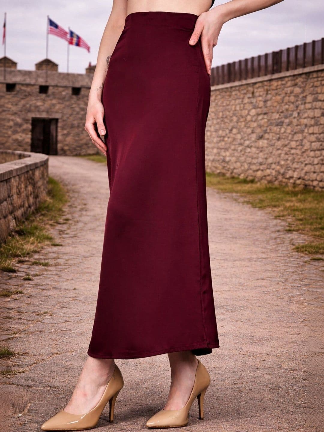Aadvi Fashion Women Korean Maxi A-Line Skirt thumbnail 4