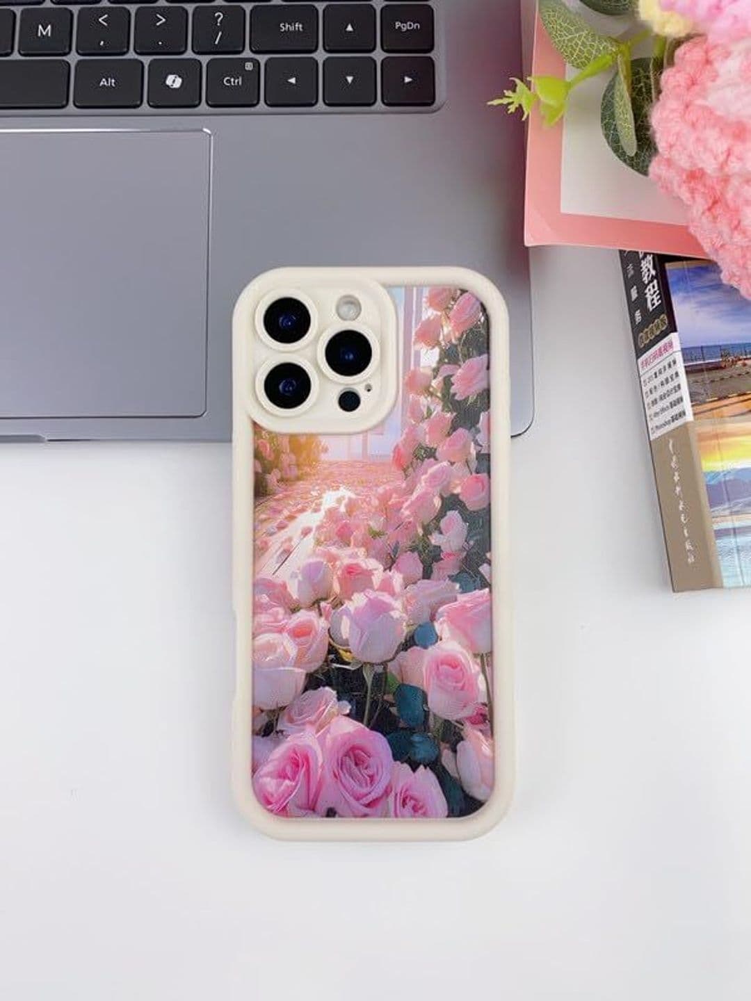 COVERLY Floral Printed iPhone 13 Pro Max Back Case Mobile Accessories thumbnail 5