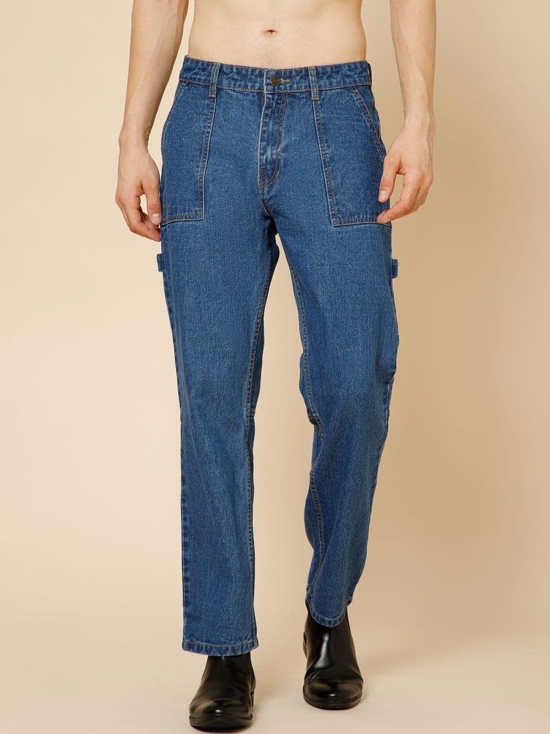 The Roadster Lifestyle Co Men Mid-Rise Straight Fit Jeans - view 1