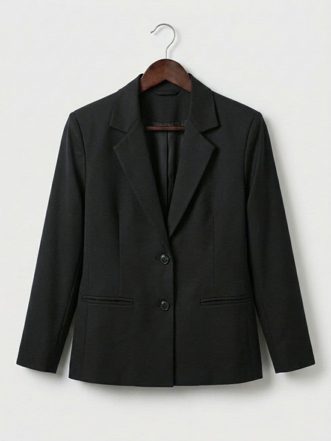The Roadster Lifestyle Co Notched Lapel Single-Breasted Casual Blazers thumbnail 2