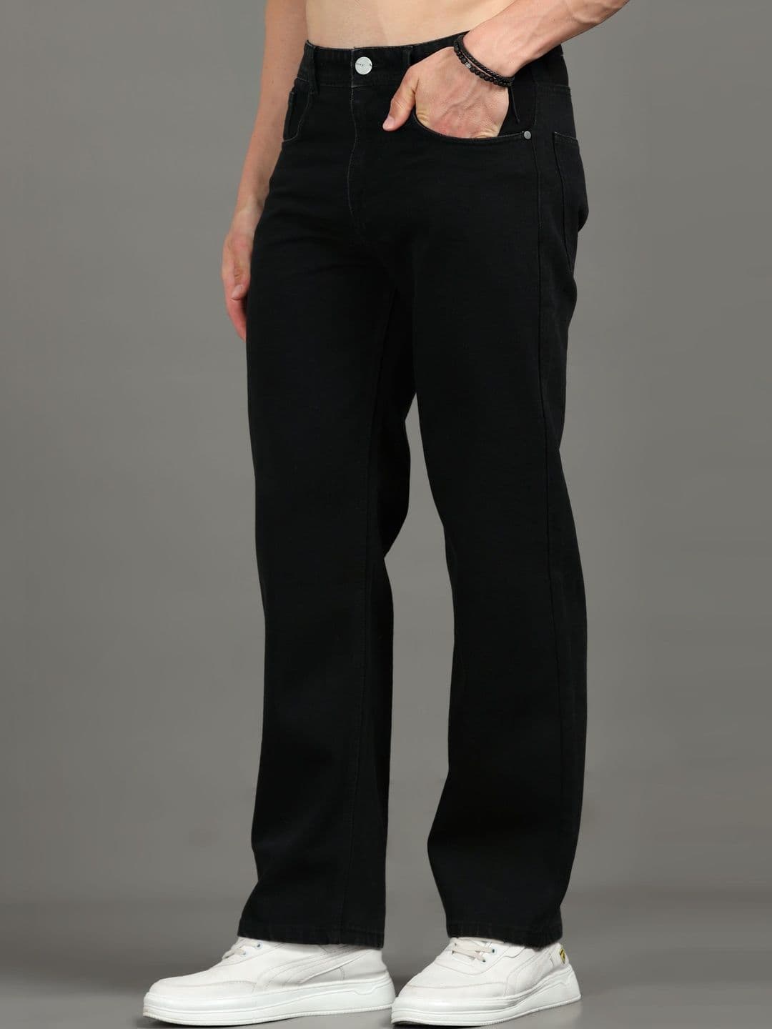 R.Code by The Roadster Life Co. Men Loose Mid-Rise Jeans thumbnail 4