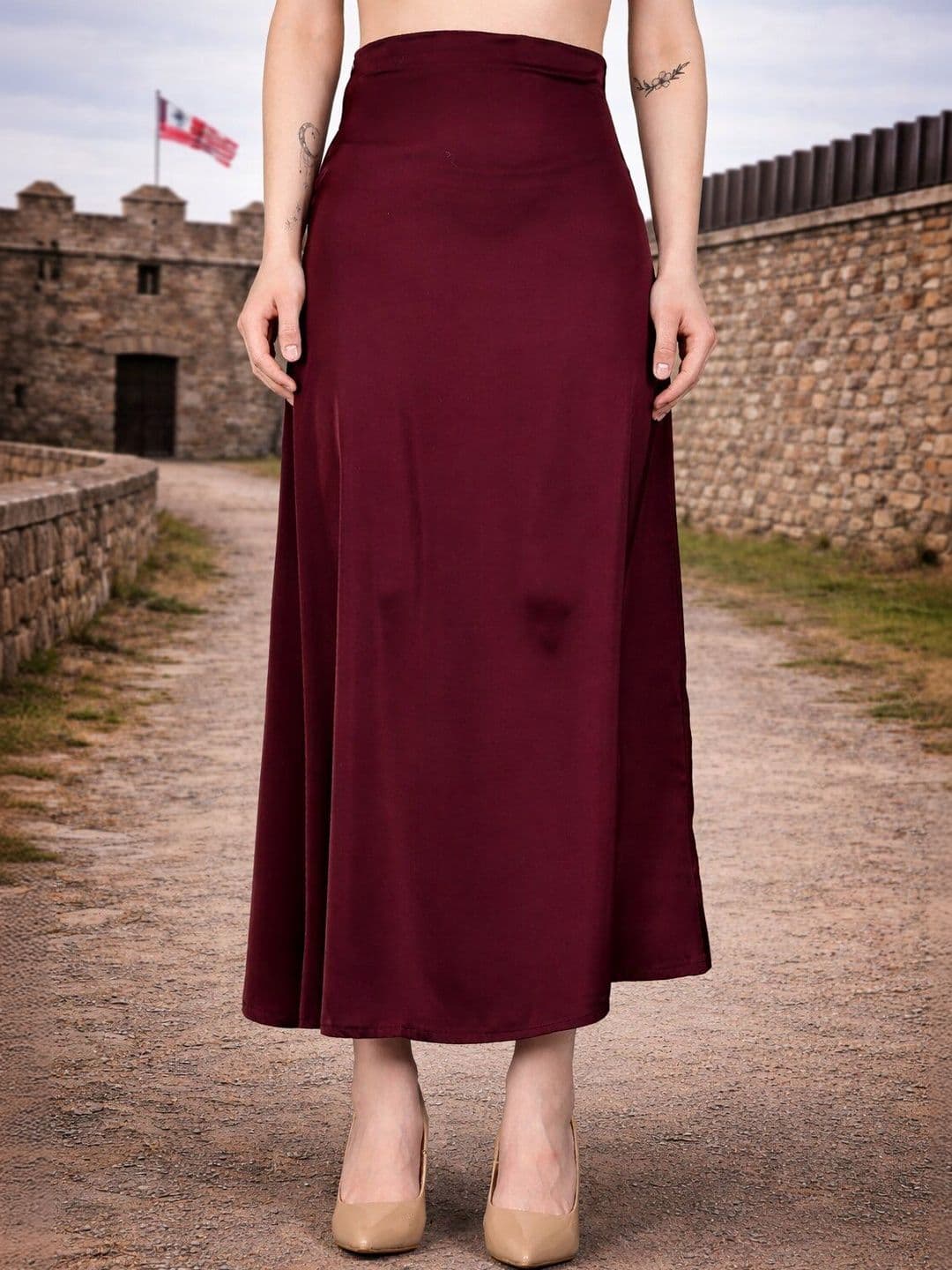 Aadvi Fashion Women Korean Maxi A-Line Skirt - view 1