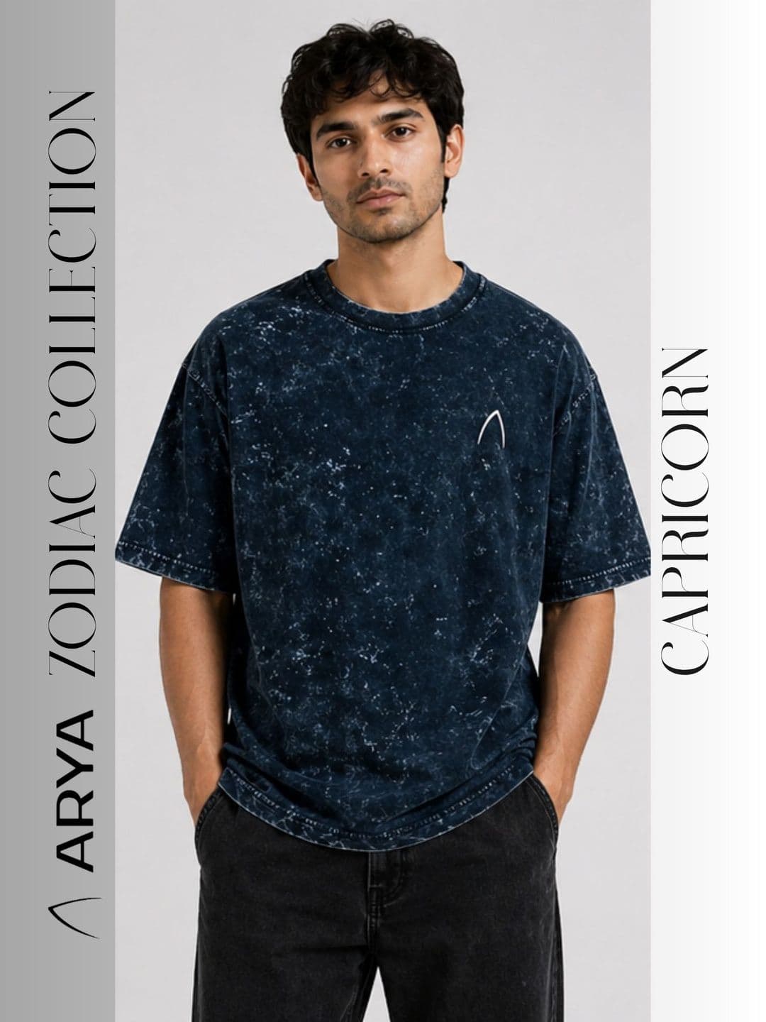 ARYA Men Dyed Pure Cotton T-shirt - view 1