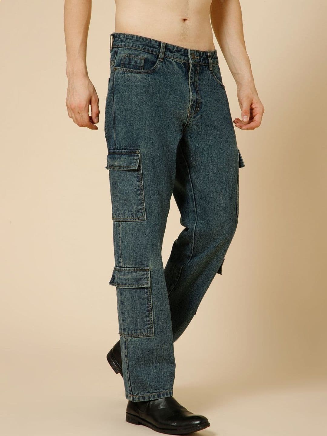 The Roadster Lifestyle Co Men Mid-Rise Straight Fit Jeans thumbnail 7