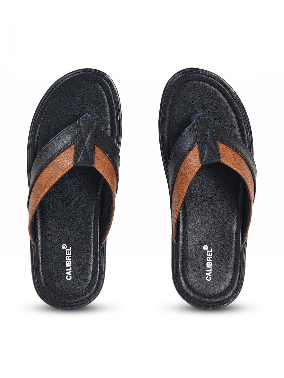 CALIBREL Men Colourblocked Thong Flip-Flops thumbnail 5
