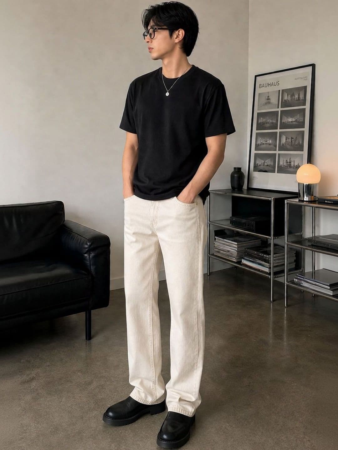 Line out line Men Mid-Rise Jeans thumbnail 4