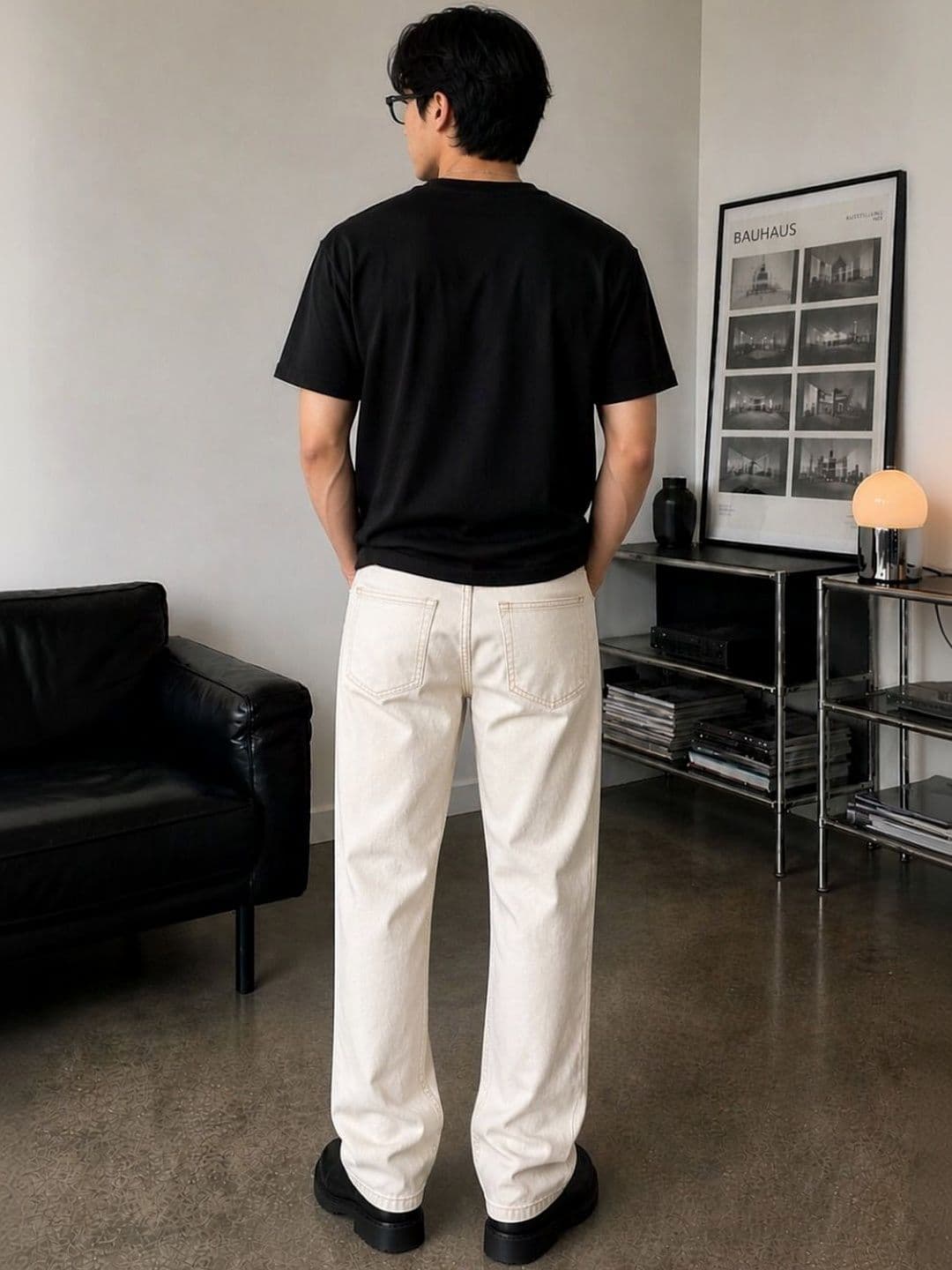 Line out line Men Mid-Rise Jeans thumbnail 3