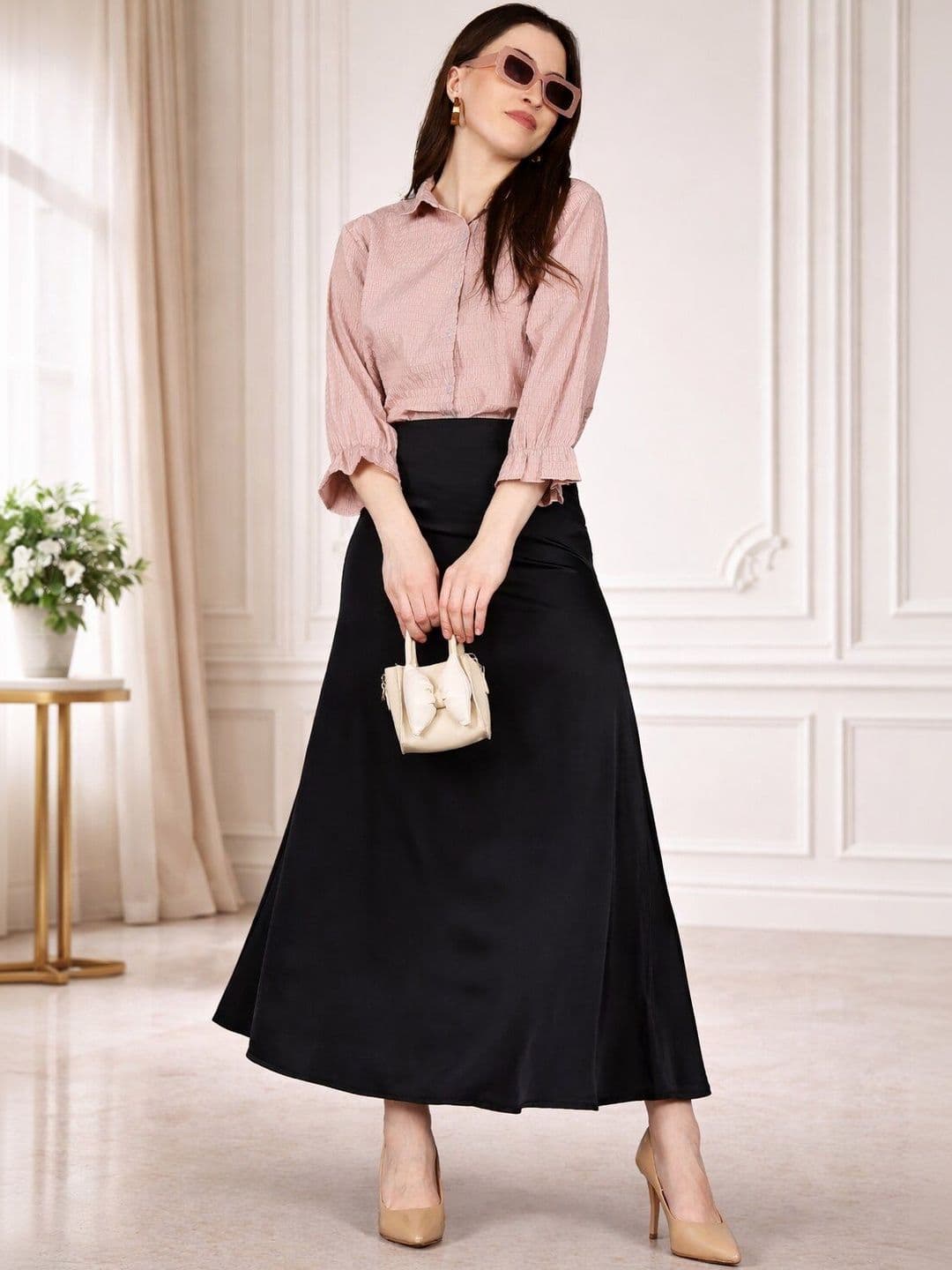Aadvi Fashion Women Maxi A-Line Skirt thumbnail 2