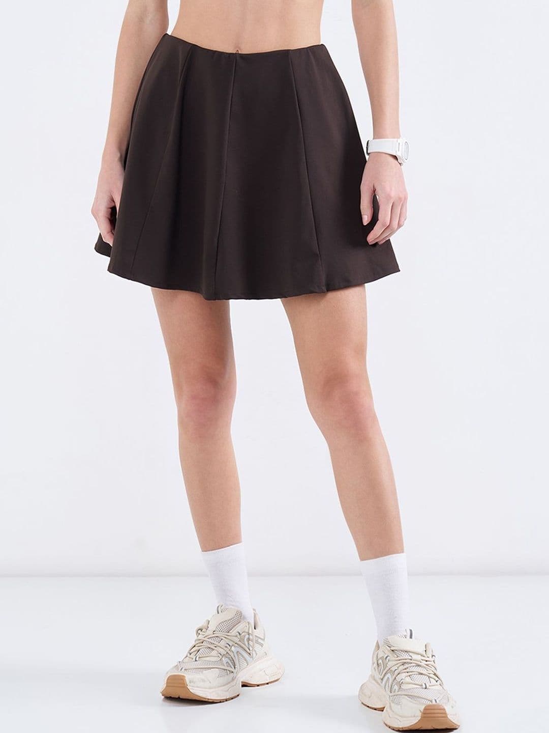 Ajile by Pantaloons Women Cotton Blend Mini Flared Skirt thumbnail 5