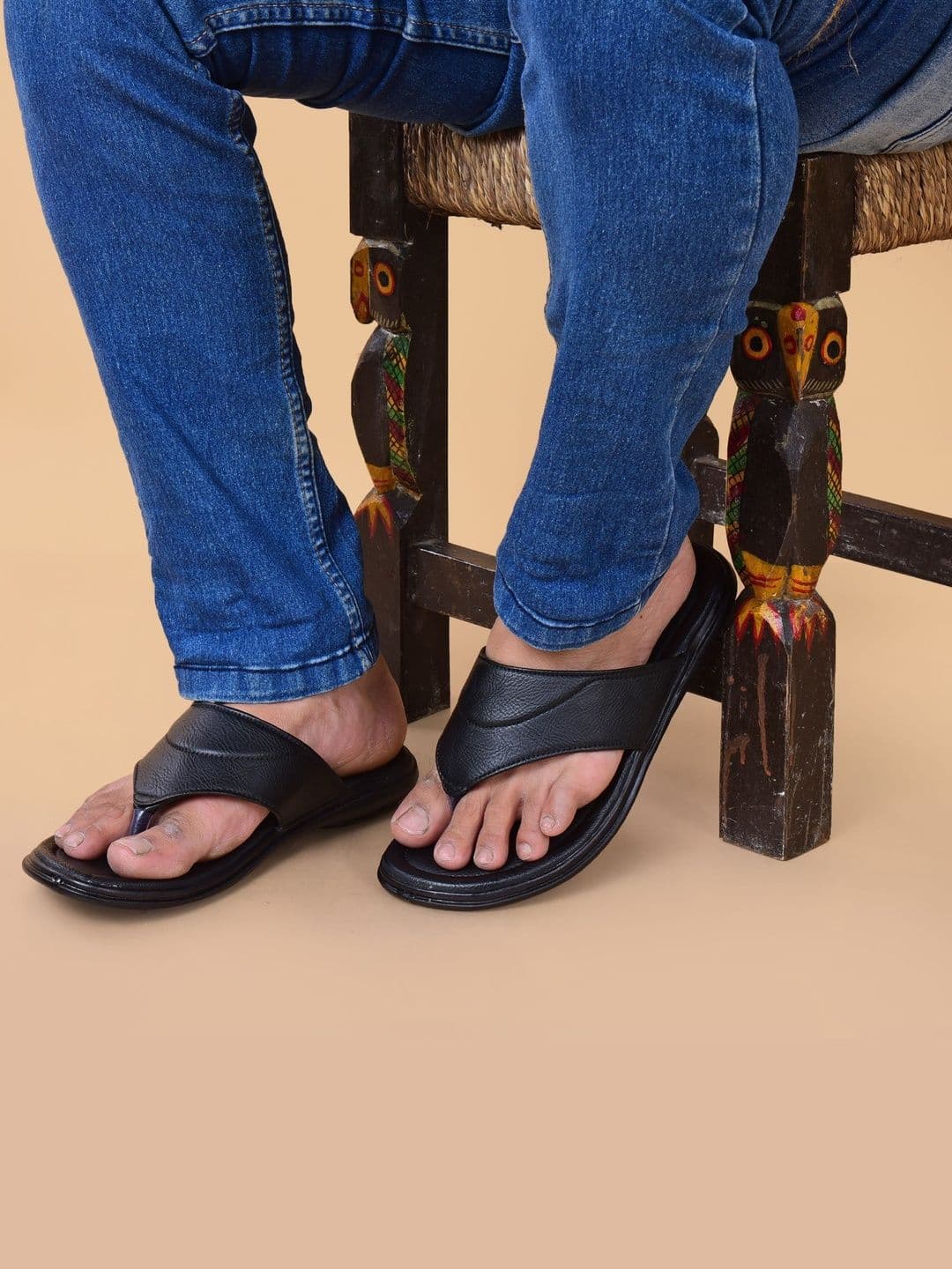 CALIBREL Men Thong Flip-Flops thumbnail 4