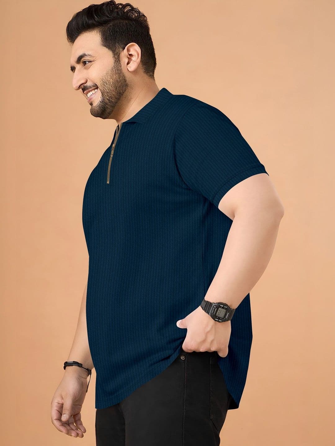 Moda Rapido Men Polo Collar T-shirt thumbnail 3