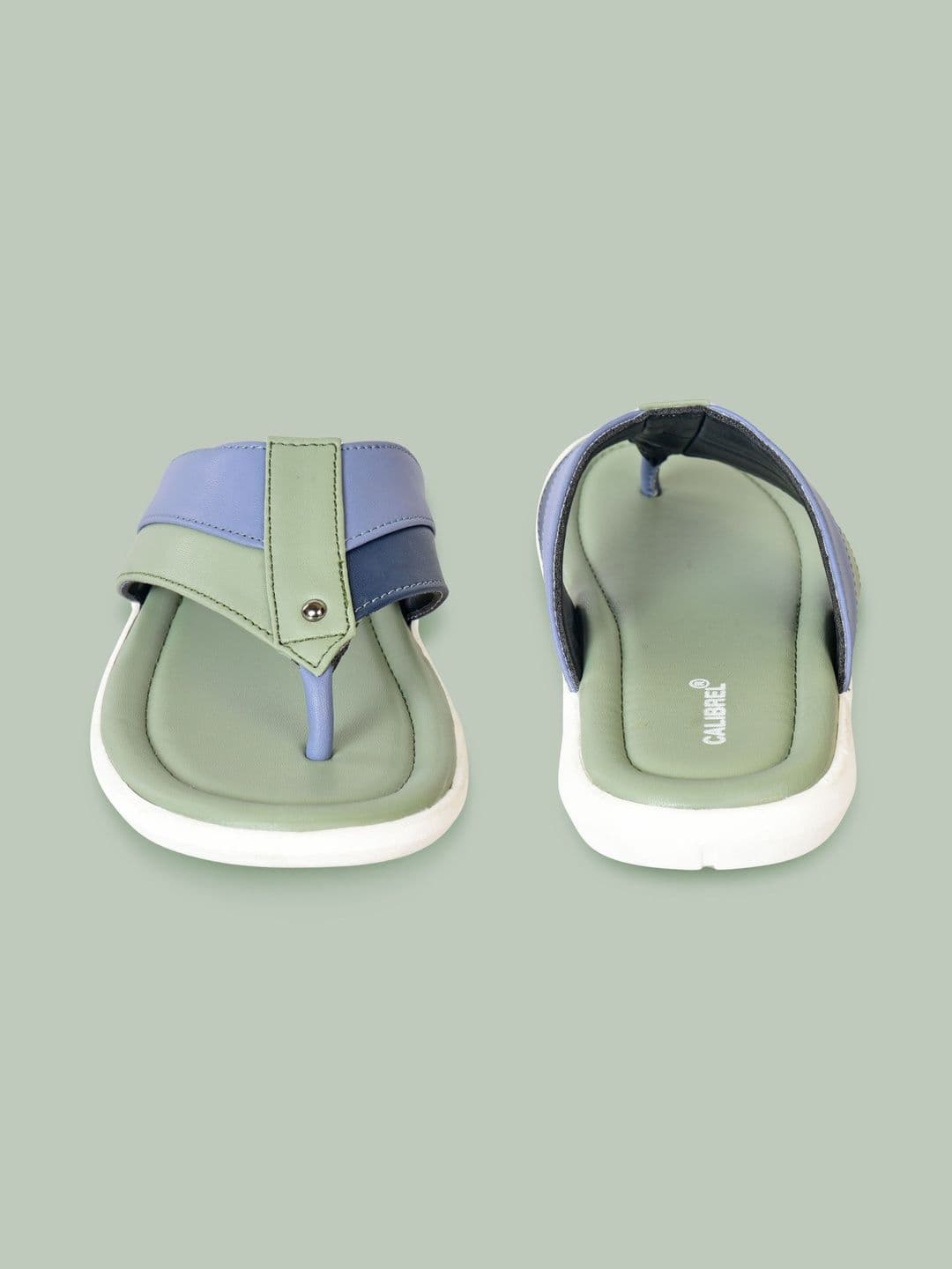 CALIBREL Men Colourblocked Thong Flip-Flops thumbnail 5