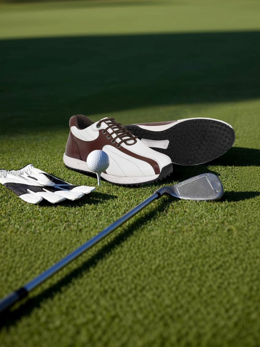 HITCARO Men Leather Golf Shoes thumbnail 2