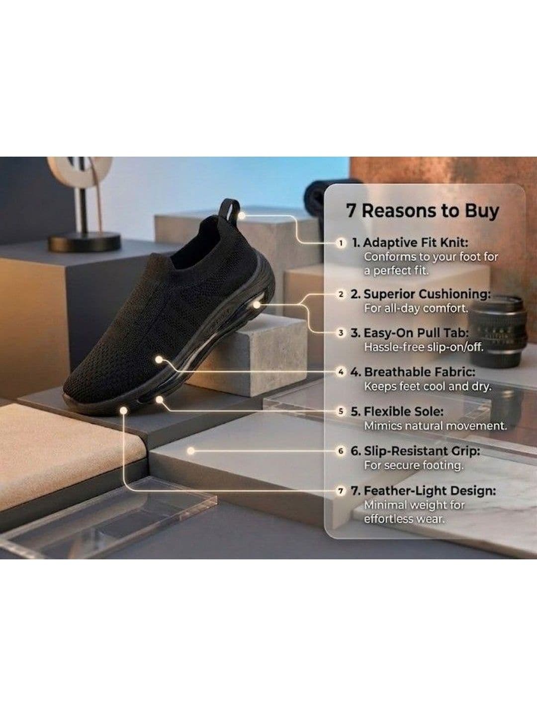 WILD LEOPARD Women Mesh Walking Non-Marking Shoes thumbnail 3