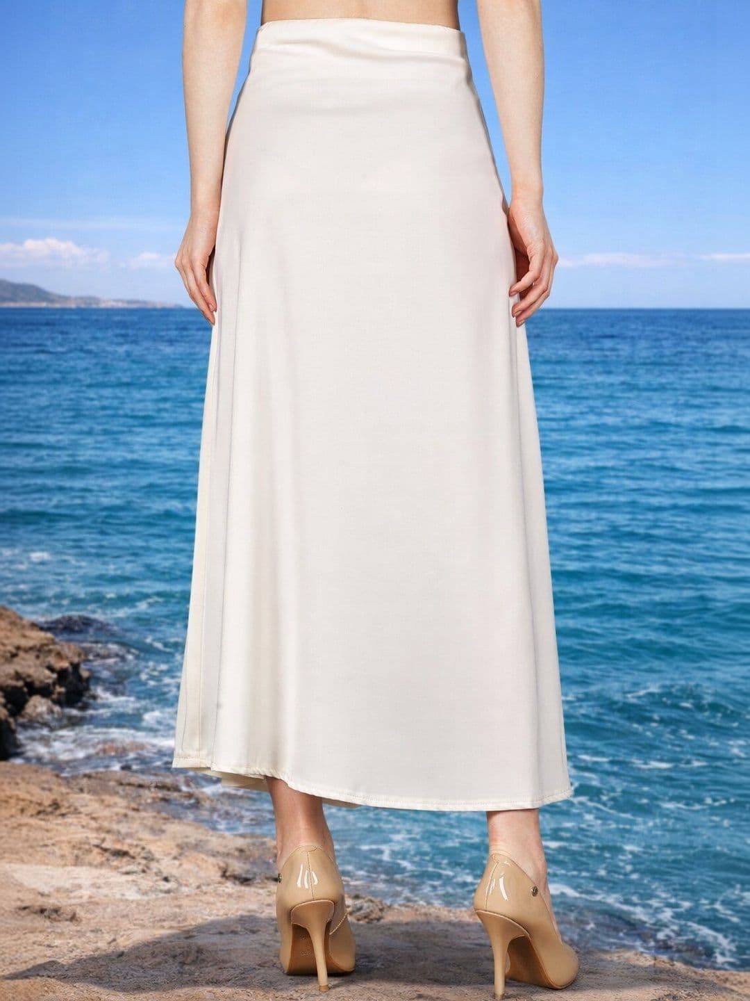 Aadvi Fashion Women Midi A-Line Skirt thumbnail 2