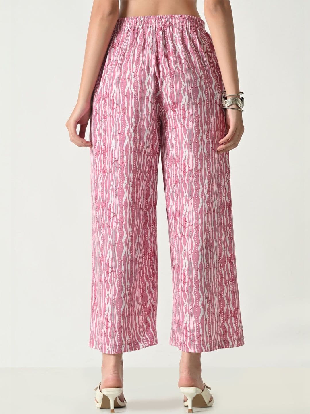 BAESD Women Printed Flared Ethnic Palazzos thumbnail 5