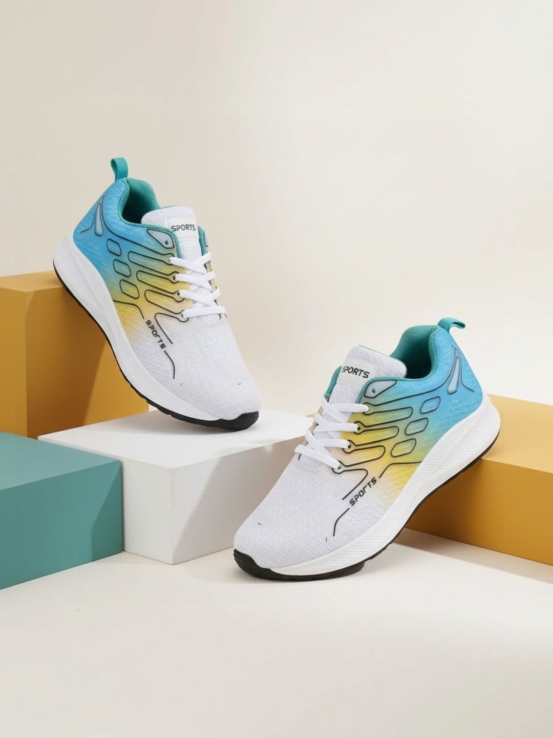 JOOTIYAPA Men Mesh Running Non-Marking Shoes - view 1