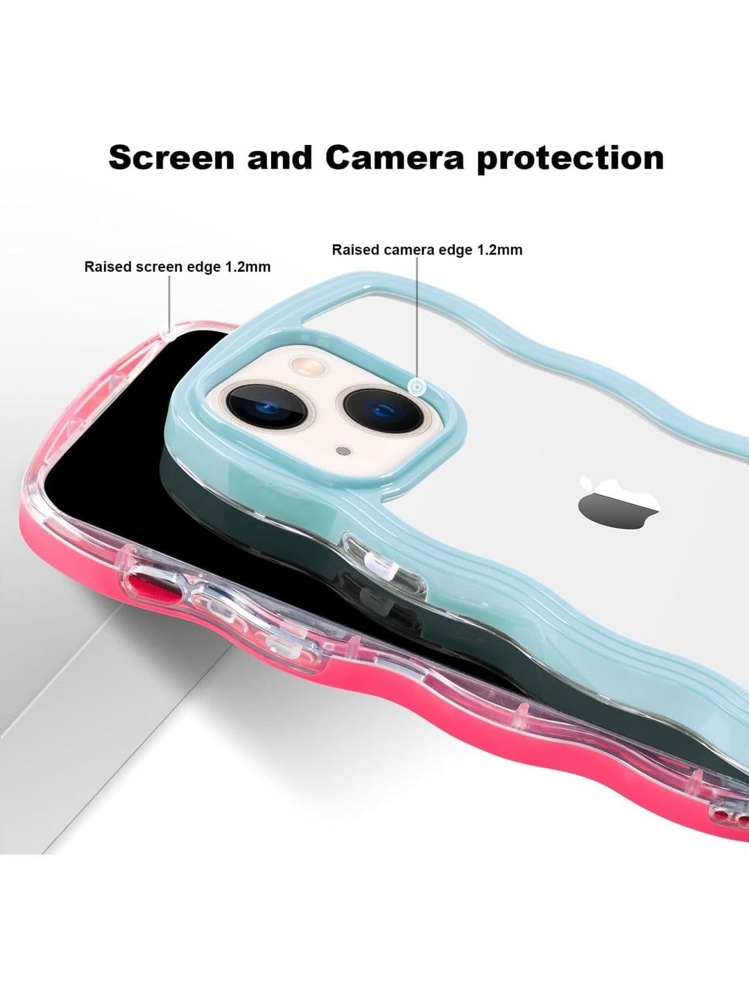 COVERLY Solid Printed iPhone 14 Back Case Mobile Accessories thumbnail 4