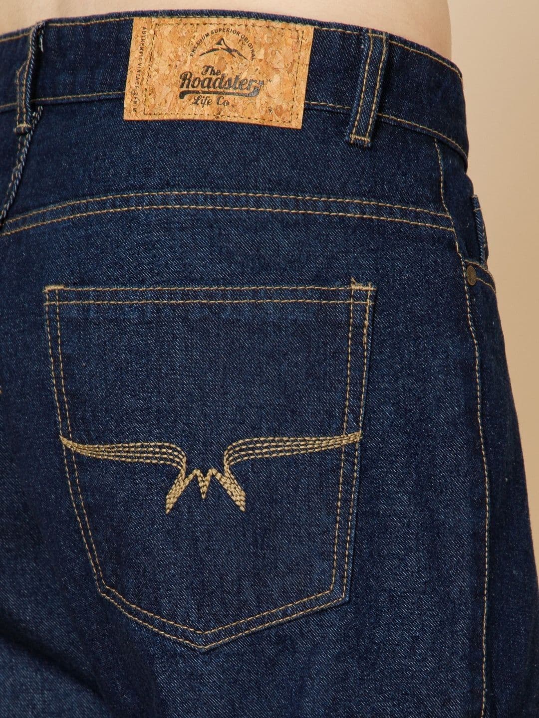 The Roadster Lifestyle Co Men Mid-Rise Straight Fit Jeans thumbnail 2