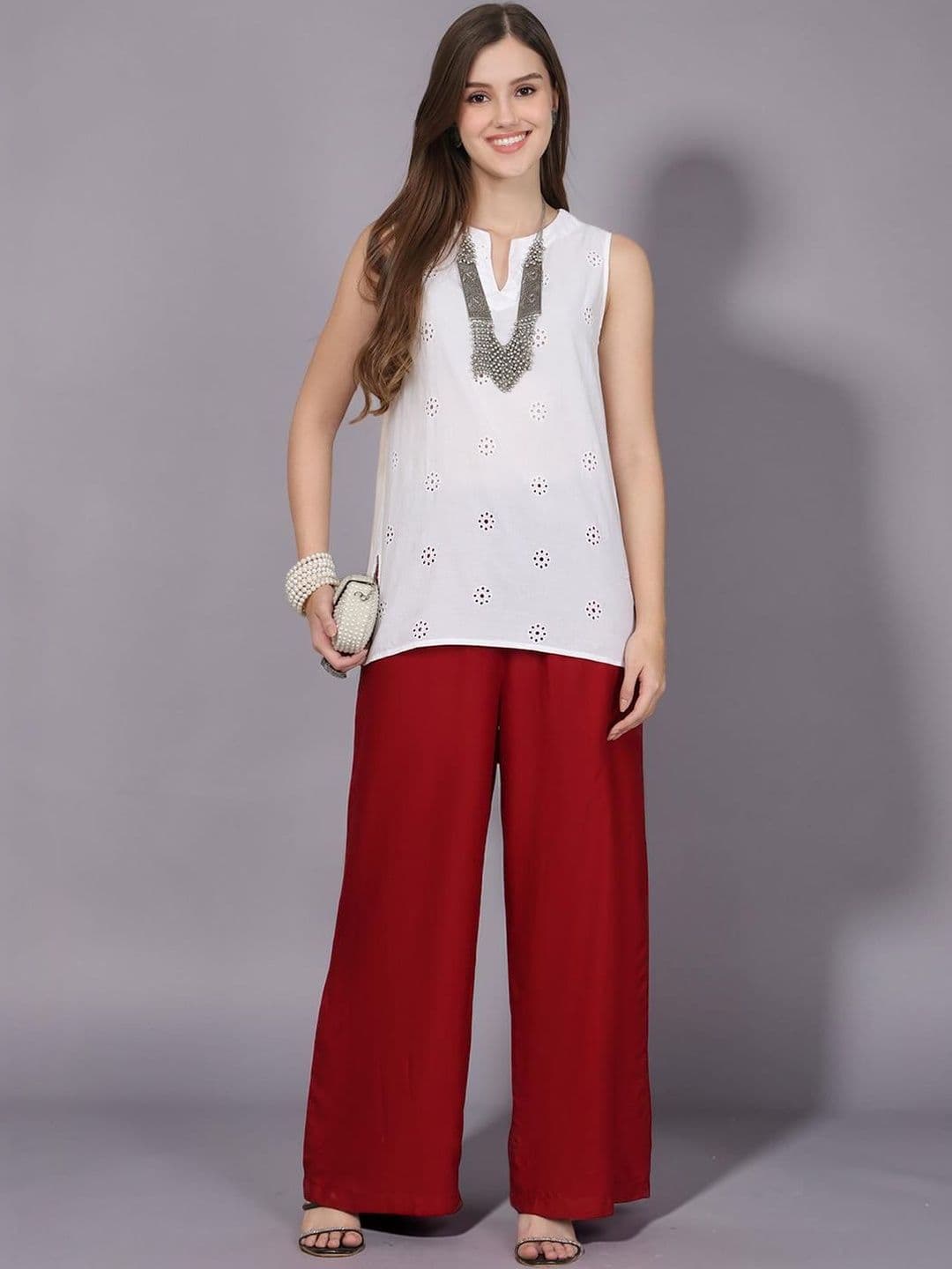 KALINI Women Ethnic Palazzos thumbnail 5