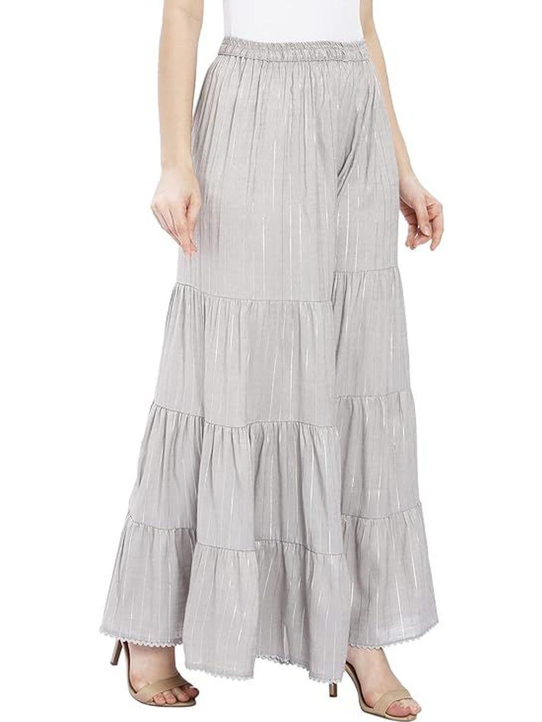 TNQ Women Printed Flared Ethnic Palazzos thumbnail 3