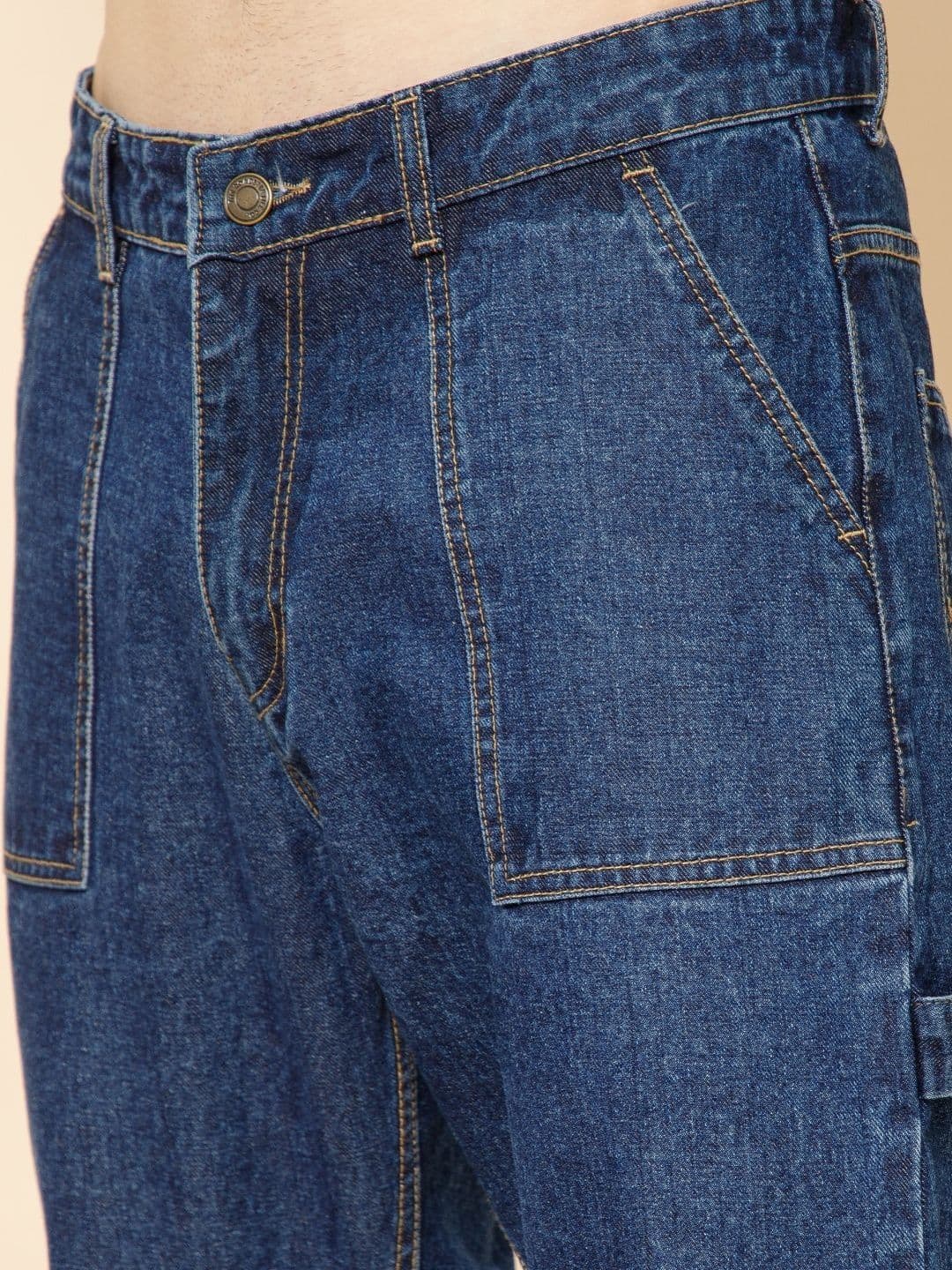 The Roadster Lifestyle Co Men Mid-Rise Straight Fit Jeans thumbnail 3