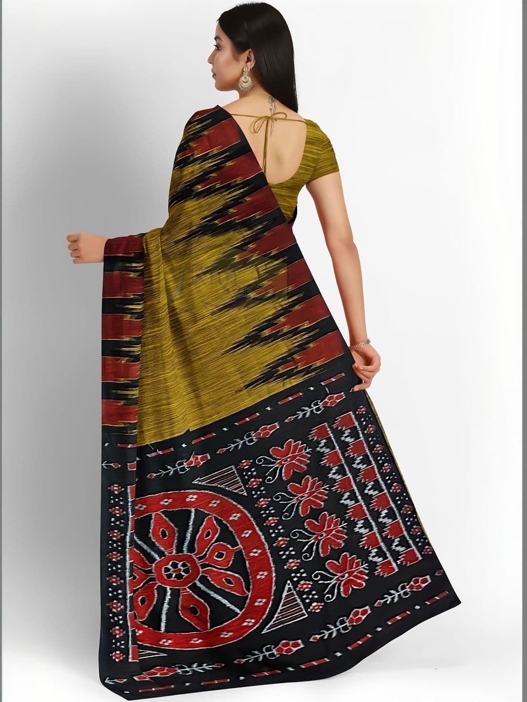 Rnn Saree Ethnic Motifs Pure Cotton Handloom Jamdani Sarees thumbnail 4
