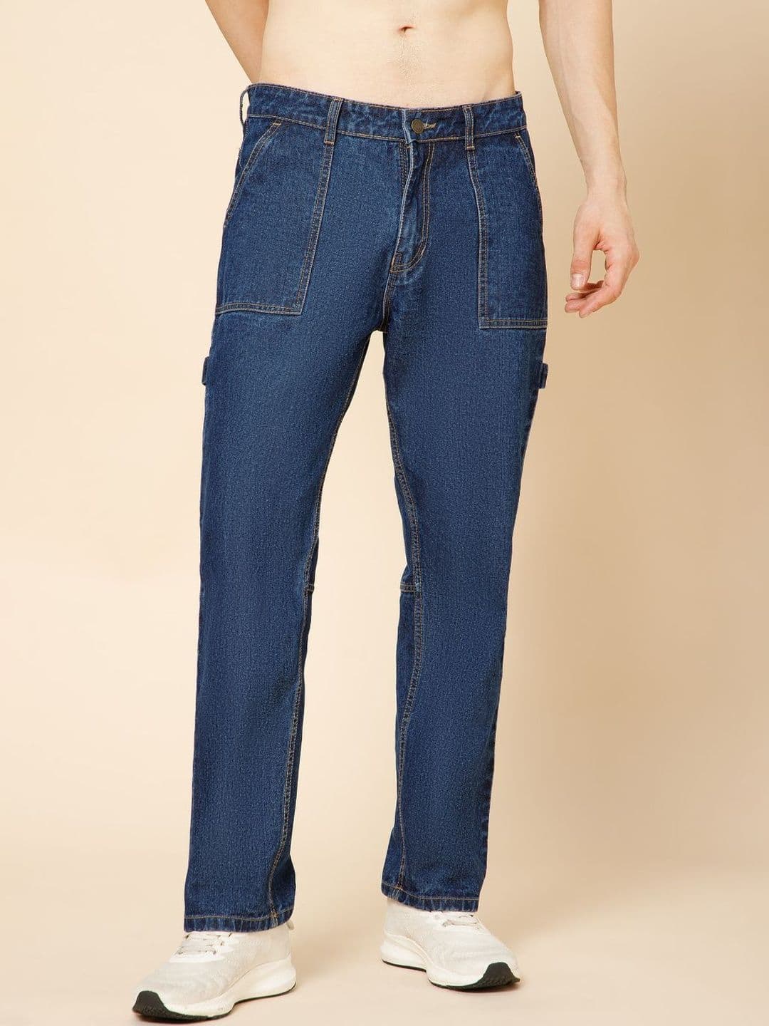 The Roadster Lifestyle Co Men Mid-Rise Straight Fit Jeans thumbnail 6