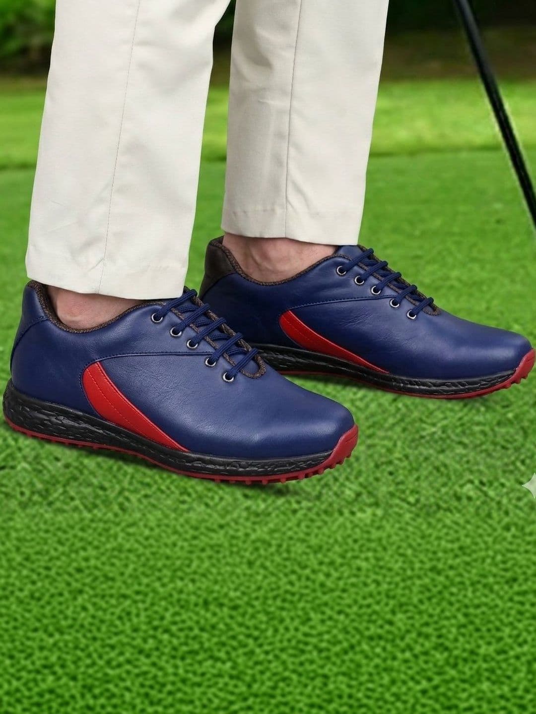 HITCARO Men Leather Golf Shoes thumbnail 7