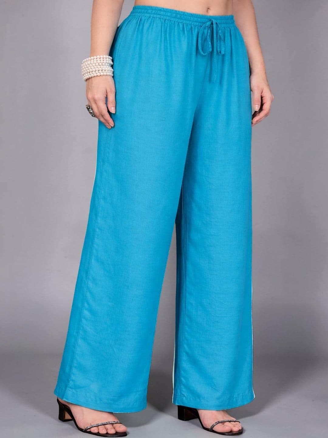 KALINI Women Solid wide leg Palazzos - view 1