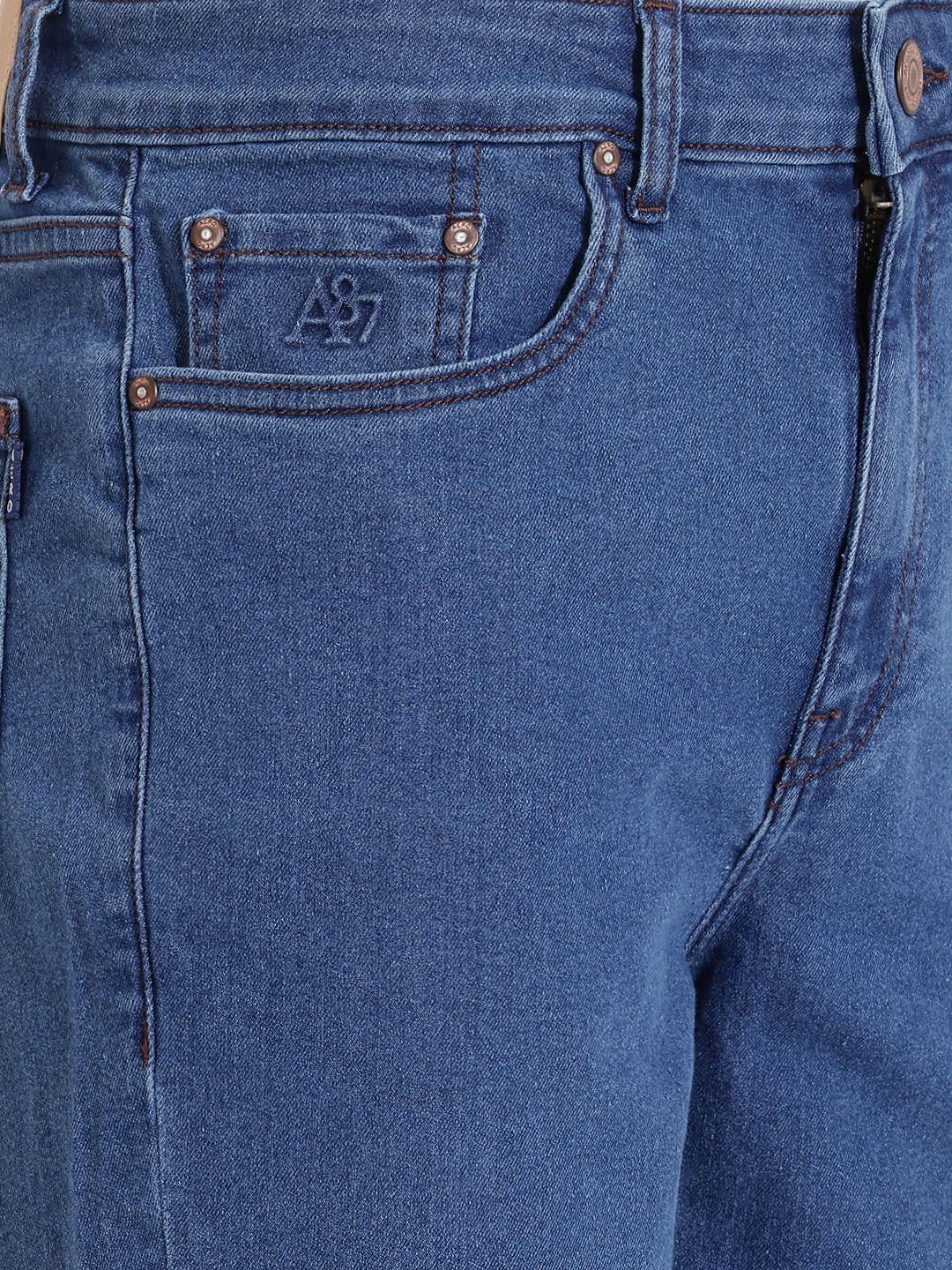 Aeropostale Men Straight Fit Mid-Rise Stretchable Jeans thumbnail 6