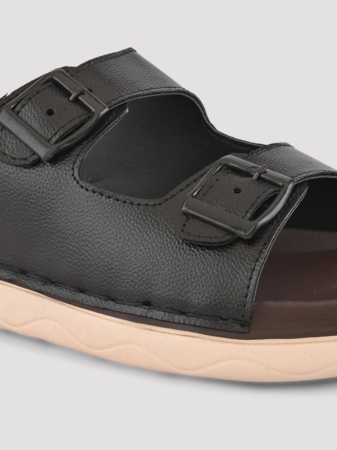 The Roadster Lifestyle Co Men Open Back Buckle Details Comfort Sandals thumbnail 6