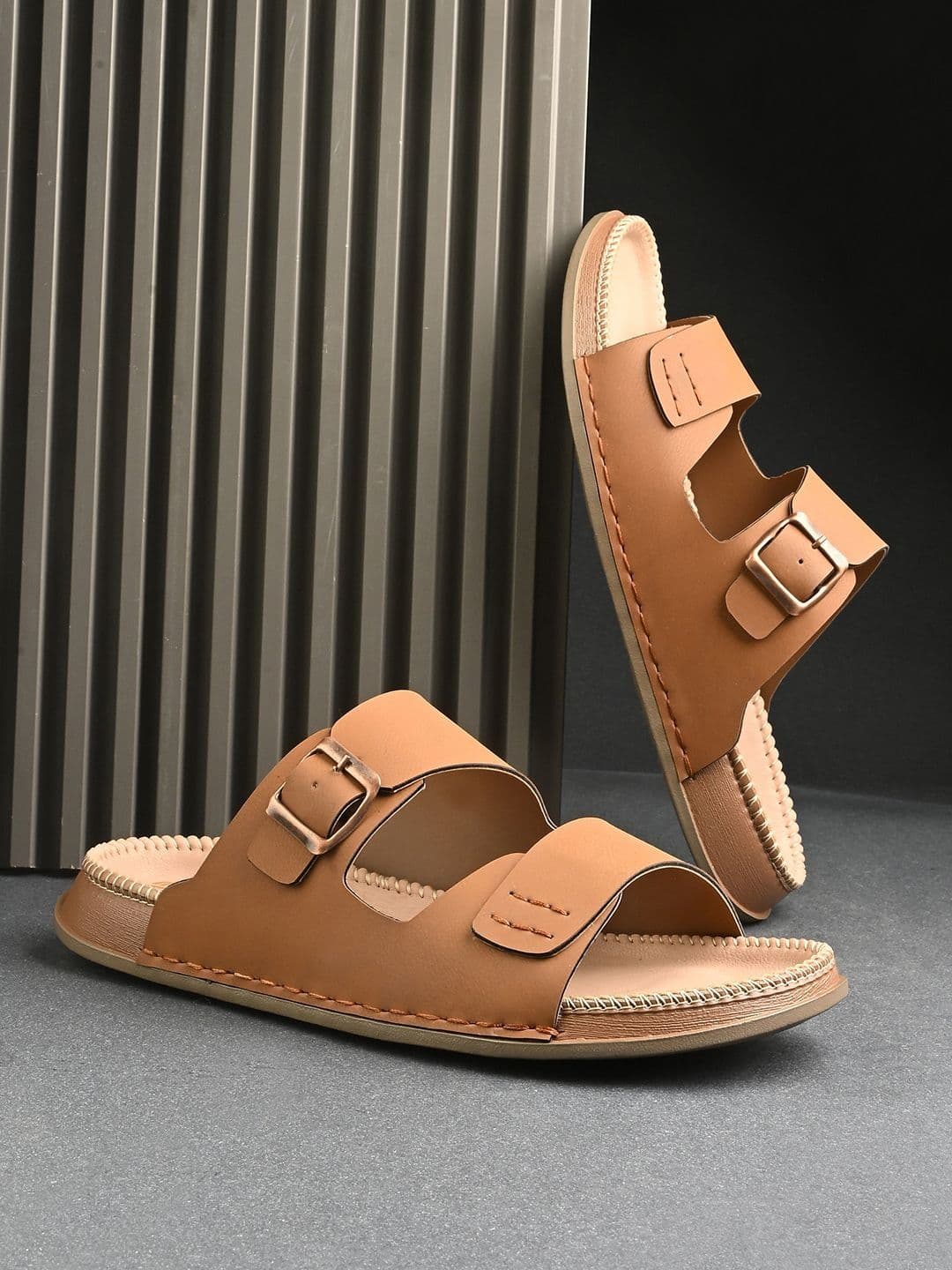 The Roadster Lifestyle Co Men Slip-On Comfort Sandals thumbnail 2