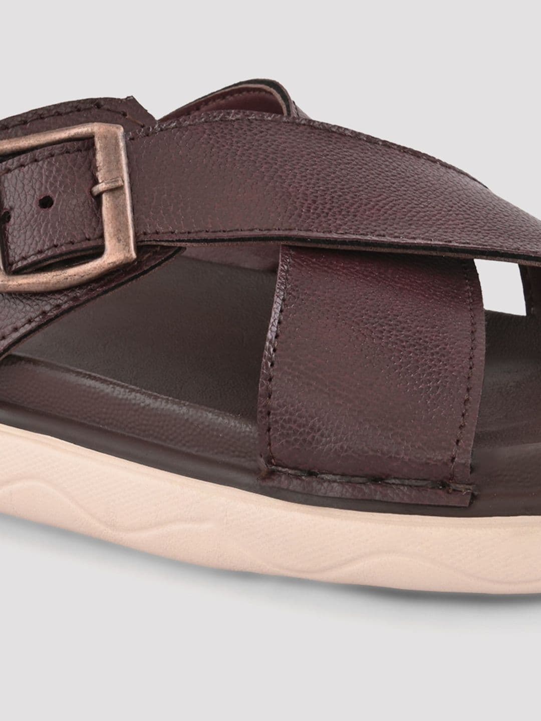 The Roadster Lifestyle Co Men Open Back Buckle Details Comfort Sandals thumbnail 3