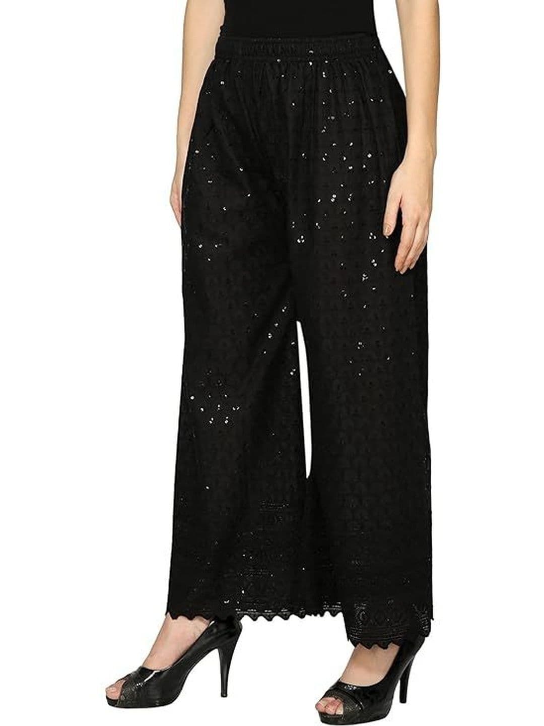 TNQ Women Embellished Ethnic Palazzos thumbnail 2