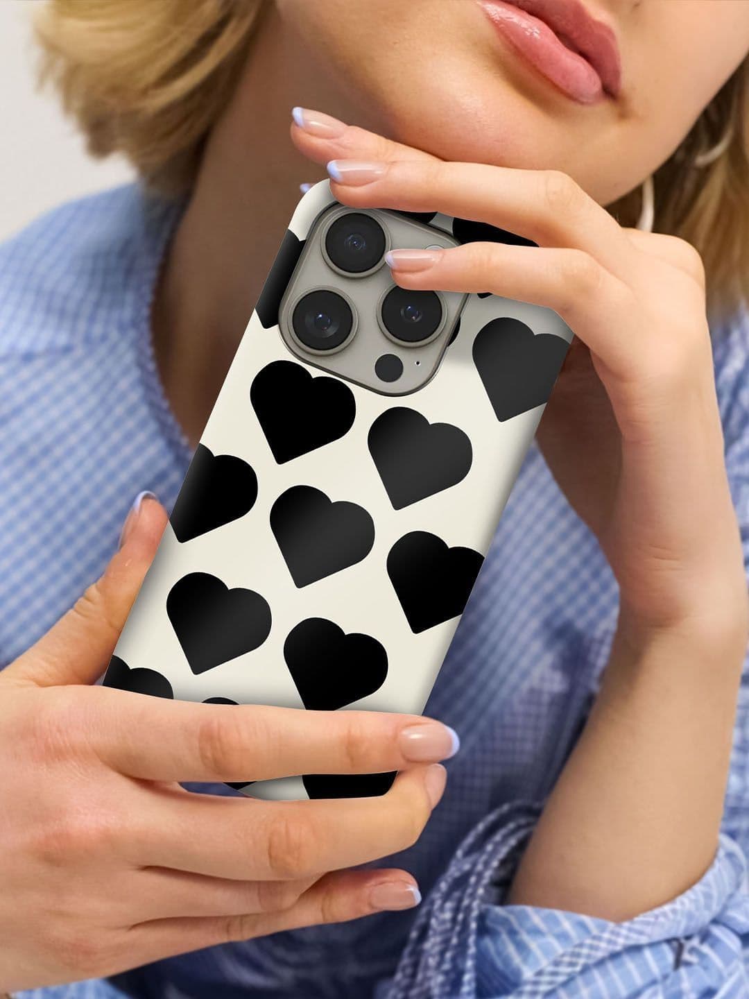 QRIOH Conversational Printed iPhone 15 Pro Max Back Case Mobile Accessories thumbnail 4