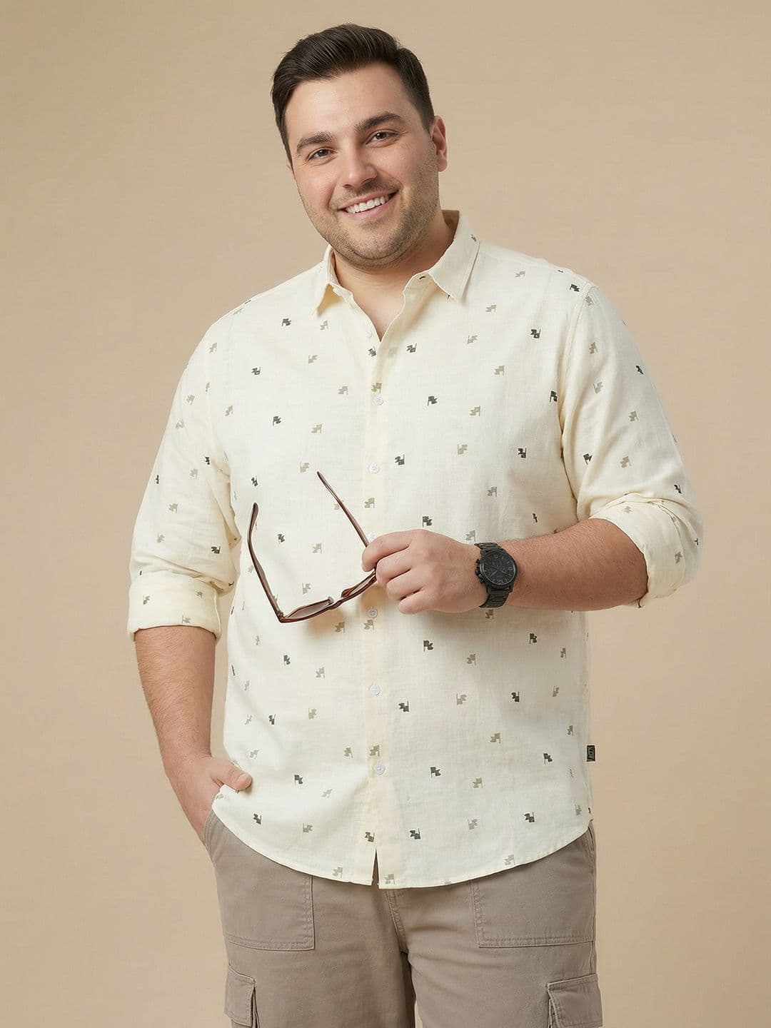 Sztori Abstract Printed Casual Shirt - view 1