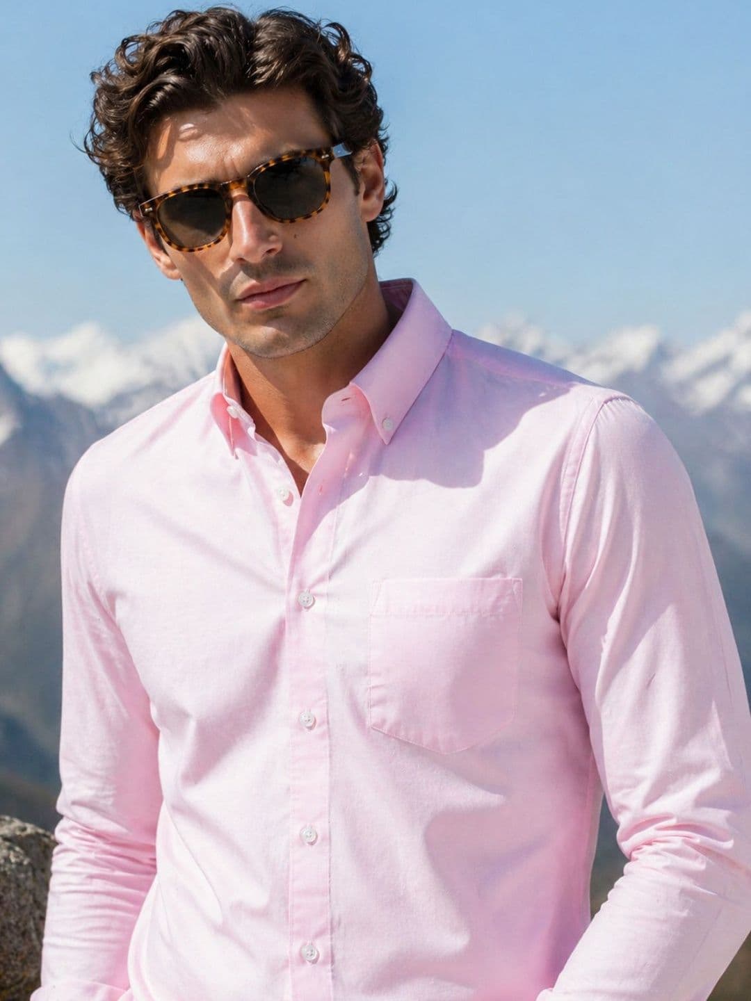 The Roadster Lifestyle Co Cotton Spread Collar Full Sleeves Shirt thumbnail 7
