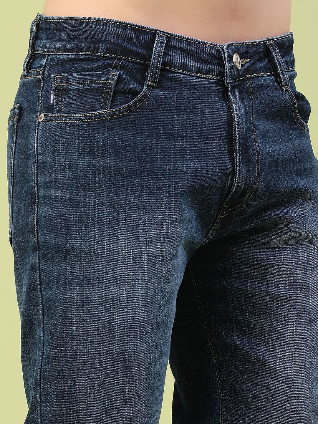 V-Mart Men Relaxed Fit Mid-Rise Light Fade Jeans thumbnail 4