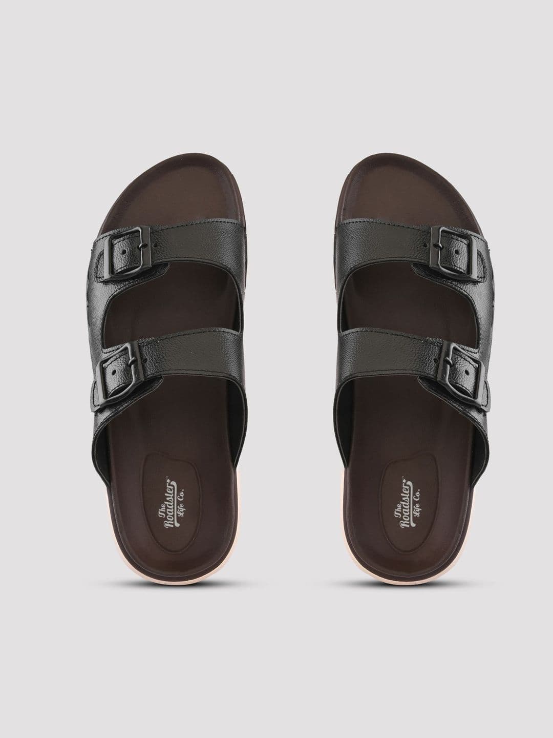 The Roadster Lifestyle Co Men Open Back Buckle Details Comfort Sandals thumbnail 3