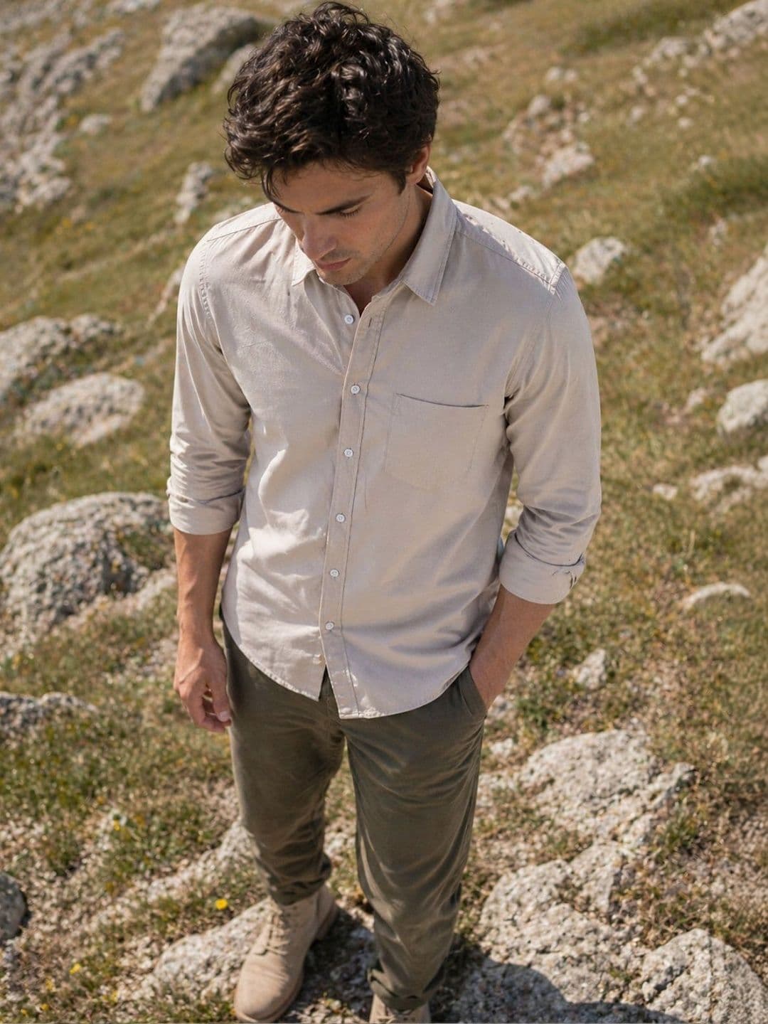 The Roadster Lifestyle Co Cotton Spread Collar Full Sleeves Shirt thumbnail 7
