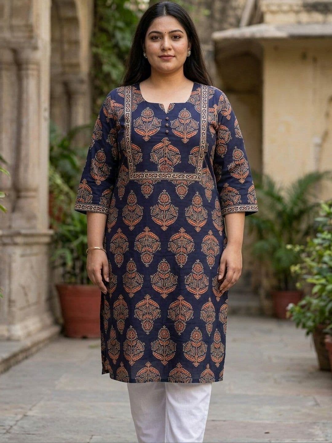 Swasti Women Ethnic Motifs Printed Indie Prints Kurta - view 1
