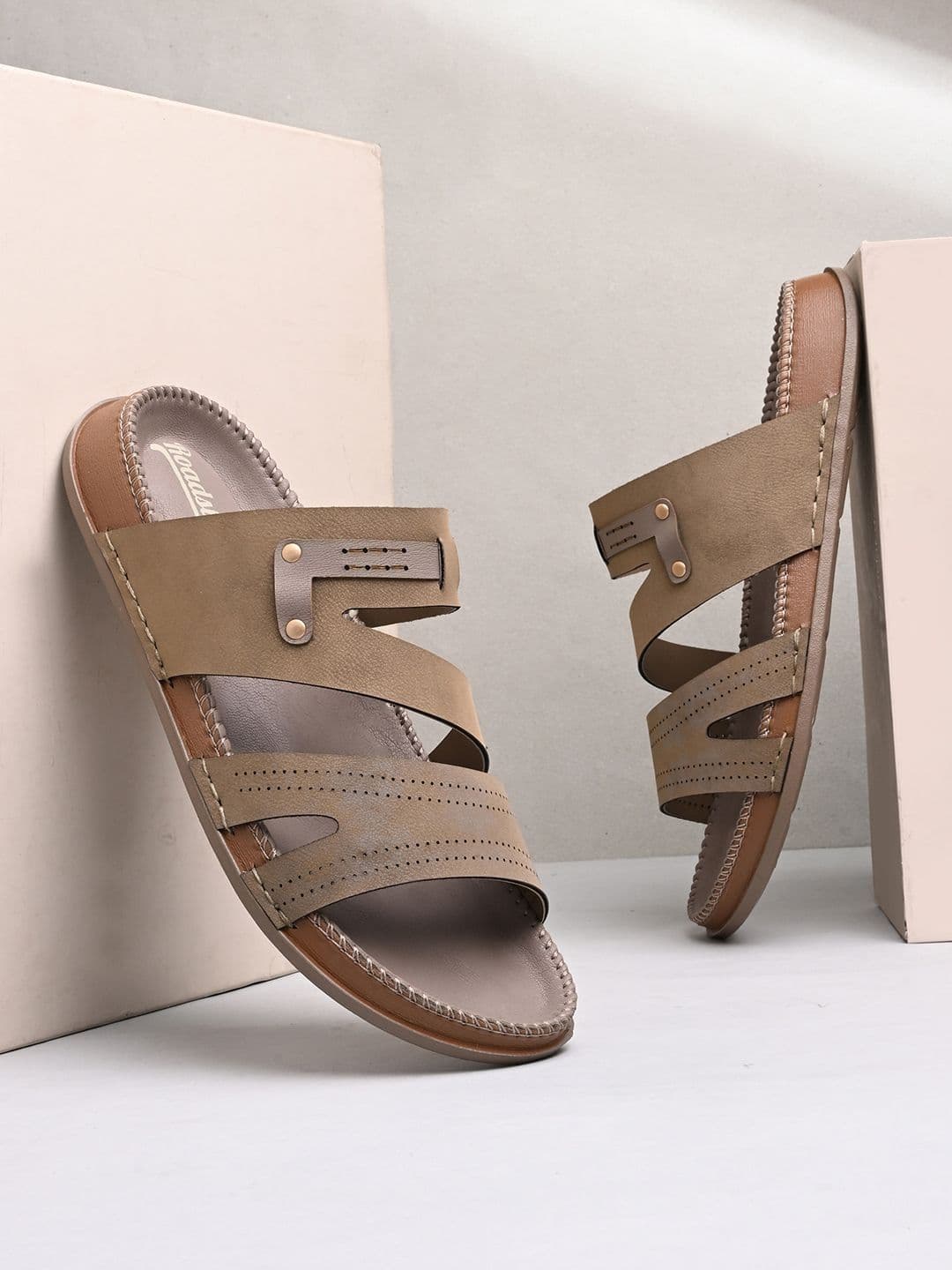 The Roadster Lifestyle Co Men Slip-On Comfort Sandals thumbnail 3